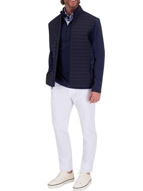 Greyson Yukon Hybrid Golf Jacket Maltese Blue Insulated Puffer Full Zip Men's XL